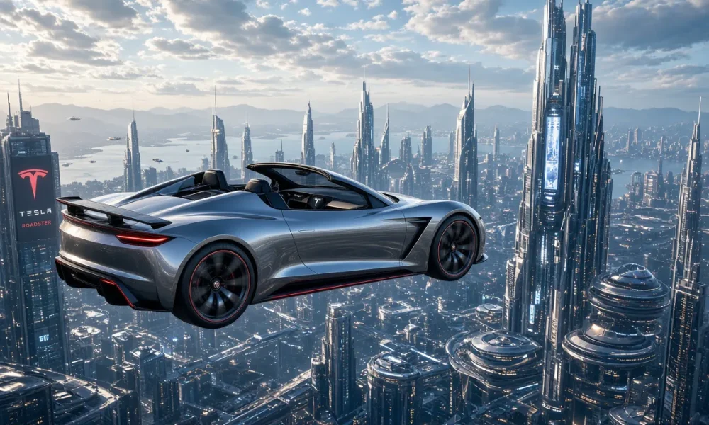 Musk: repülő autók jönnek – és a Roadster is szállhat