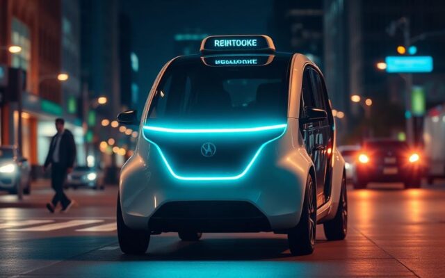 Tesla Cybercab: színes fénysáv azonosítja az utast