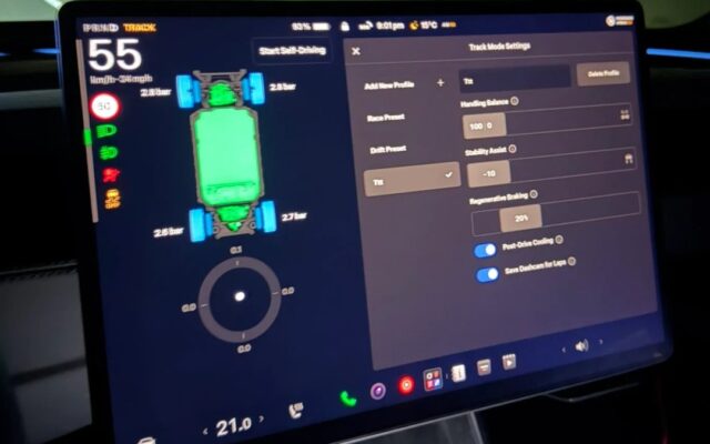 Tesla Track Mode: nem csak Performance-ra való