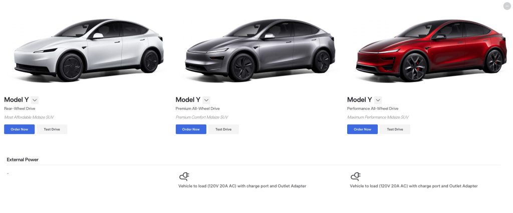 Tesla Model Y V2L: Kanadában jött, majd tűnt